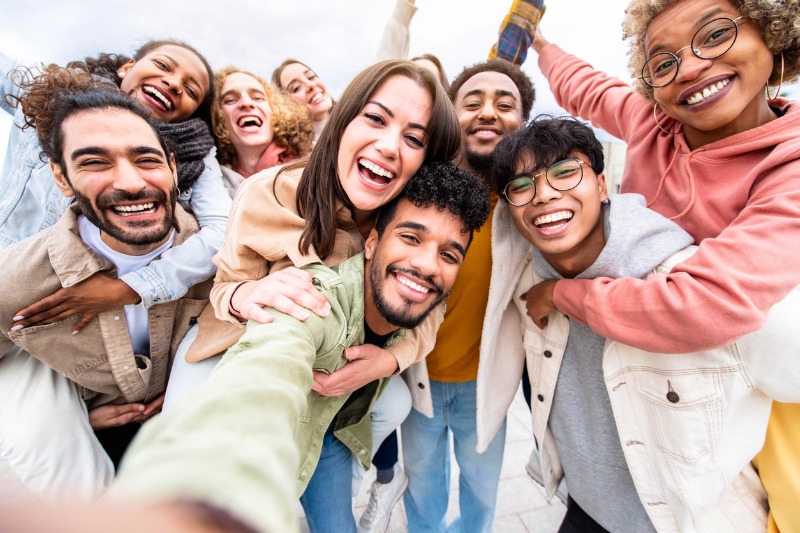 alunos participando da semana da calourada apos saberem como encontrar um mentor