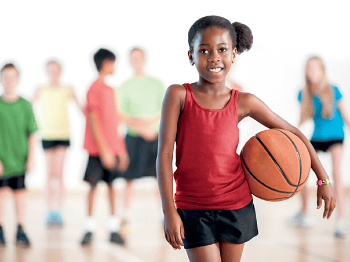 aula de basquete na escola