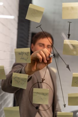 empresário trabalhando